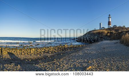 Montauk Point Light, Lighthouse, Long Island, New York, Suffolk County