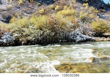 The scenery in kangding County of Sichuan province, China