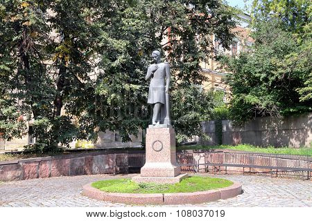 Monument To Mikhail Lermontov In Penza, Russia