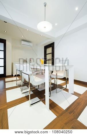 Interior Of A Specious Dining Room