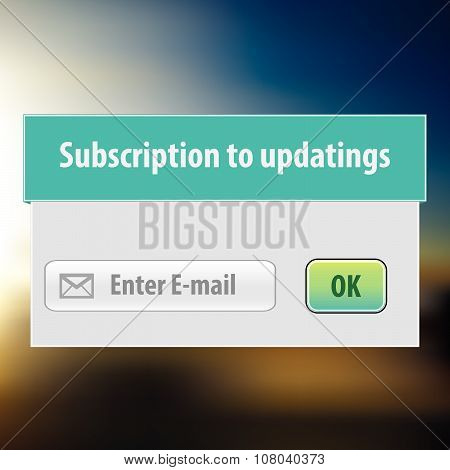 Subscribe To Updates On Email