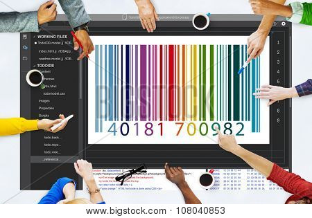 Bar Code Encryption Interface Coding Concept