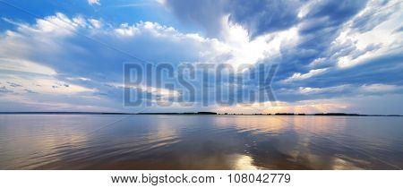 Clouds Dark Blue