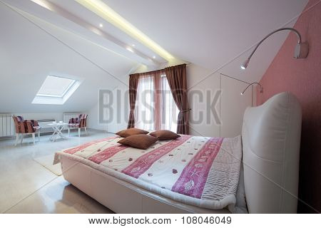 Interior Of A Specious Bedroom