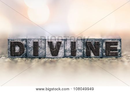 Divine Concept Vintage Letterpress Type