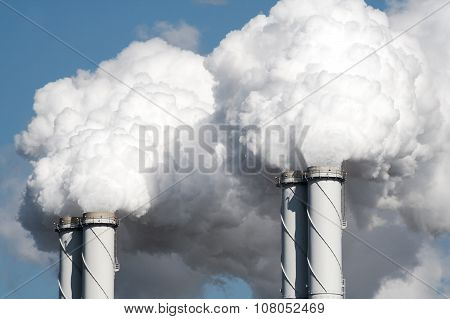 Smoke From Factory Pipes