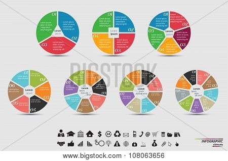 Vector Template for cycle diagram, graph, presentation and round chart