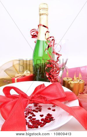 Impostazione di Capodanno o San Valentino