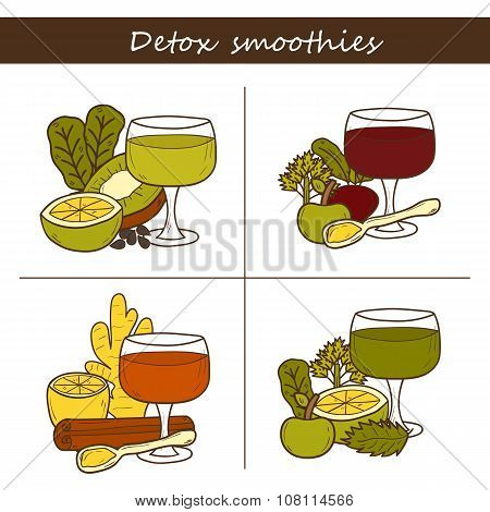 Detox smoothies ingredients