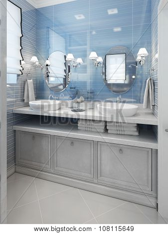 Bathroom Art Deco Style