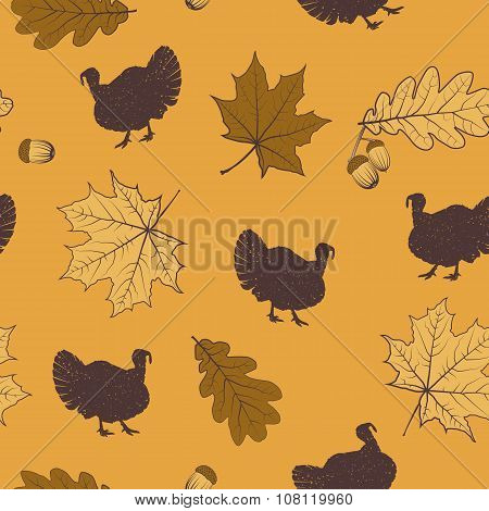 Autumn Seamless Pattern
