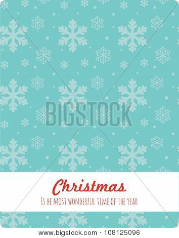 Christmas snowflakes background