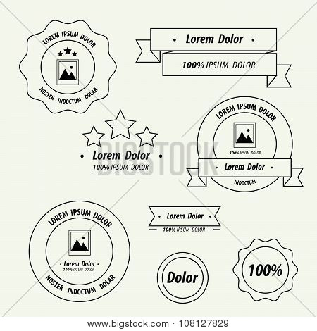 Label And Ribbon Line Style