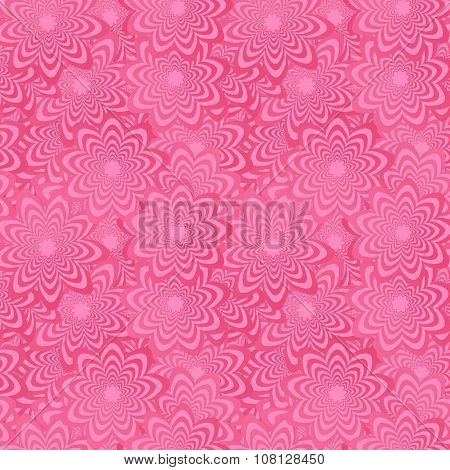 Pink seamless curved shape pattern background