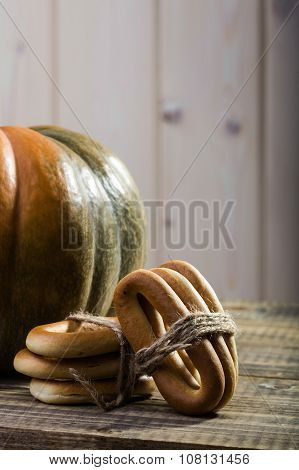 Pumpkin With Bunches Of Cracknels
