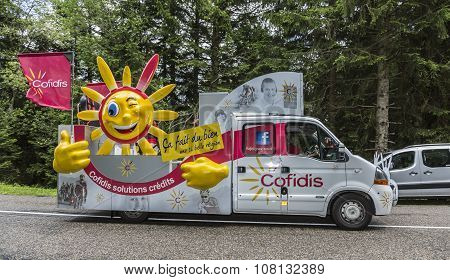 Cofidis Vehicle - Tour De France 2014