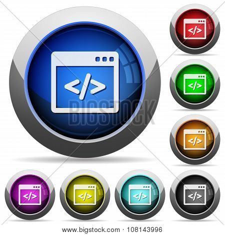 Programming Code Button Set