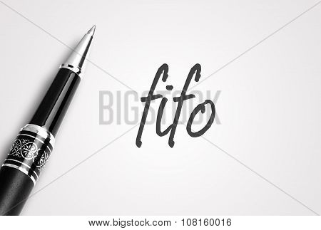 Pen Writes Fifo On Paper