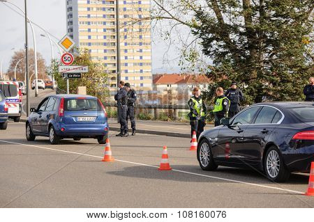 France Paris Attacks - Border Surveillance With Germany