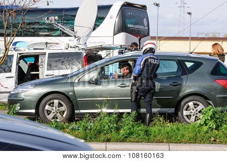 France Paris Attacks - Border Surveillance With Germany