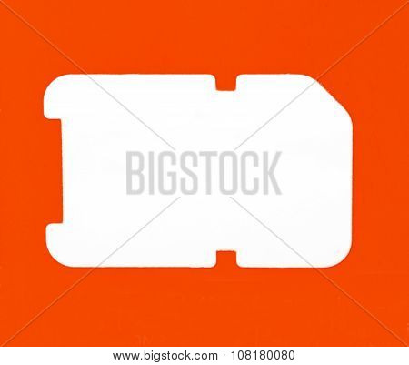 Simcard Isolated