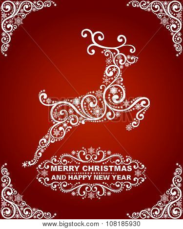 Abstract christmas card