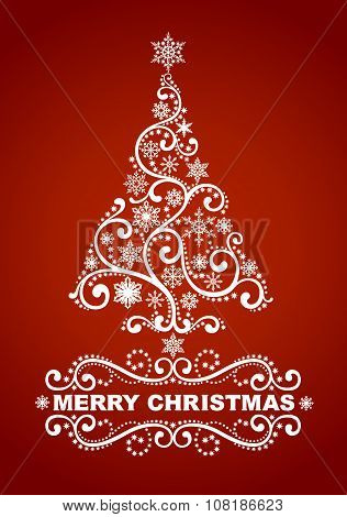 Abstract christmas card