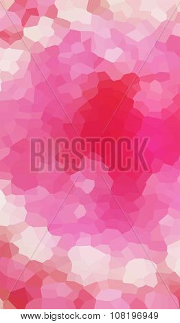 Pink beige crimson triangular polygon background