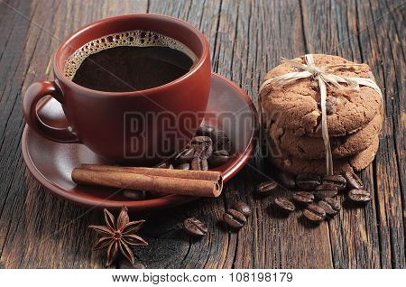 Coffee And Chocolate Cookies