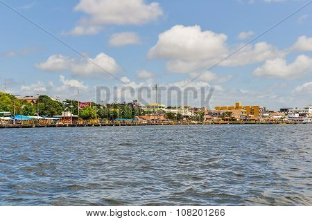 The View Of Santarem In The Amazon Rainforest, Brazil
