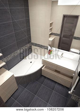 Master Bathroom Contemporary Style
