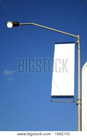 Cartelera en blanco