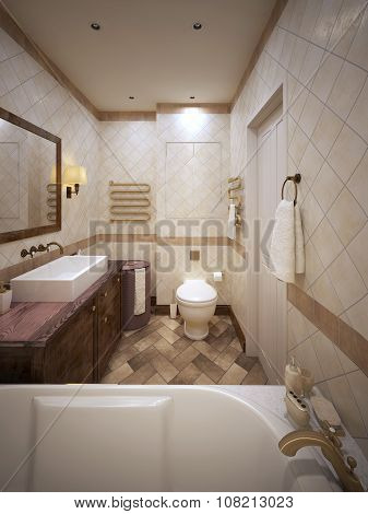 Bathroom In Provence Style