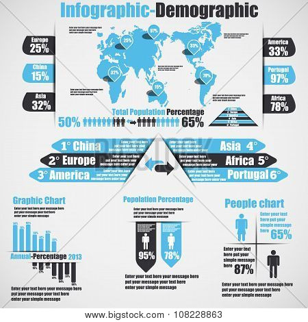 Infographic Demographic New Style 10 Heavenly
