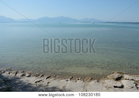 Chiemsee Lake In Germany
