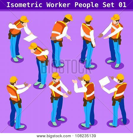 Construction 01 People Isometric