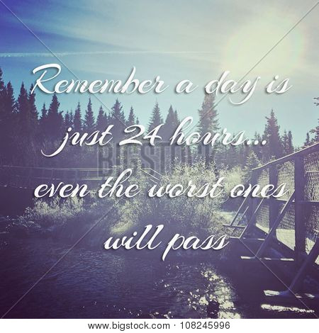 Beautiful Winter Scene With Typography
