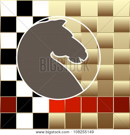 Vector illustration of chess pieces.