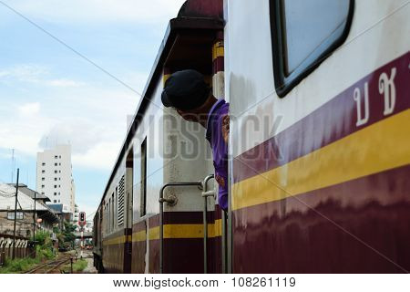 People On The Thai Train