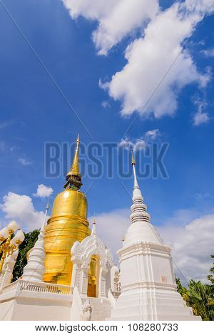 Wat Suan Dok (monastery) in Chiang Mai Thailand