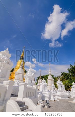Wat Suan Dok (monastery) in Chiang Mai Thailand