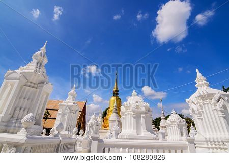 Wat Suan Dok (monastery) in Chiang Mai Thailand