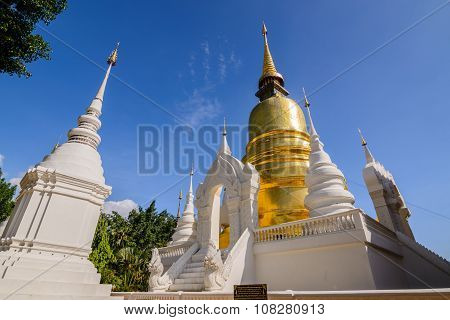 Wat Suan Dok (monastery) in Chiang Mai Thailand