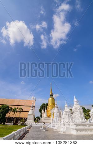 Wat Suan Dok (monastery) in Chiang Mai Thailand
