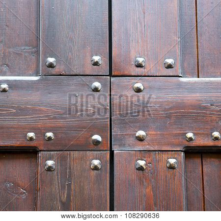 Vanzaghello Abstract  Rusty Brass Brown Knocker In A   Italy  Varese