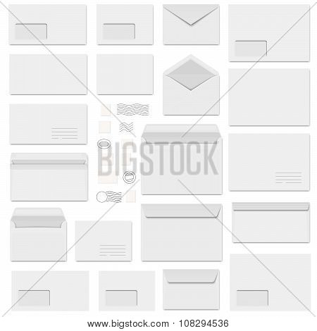 Envelopes And Postage Stamps
