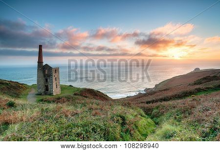 Sunset At Rinsey Head