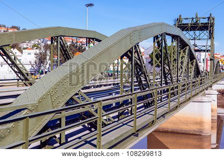 Bridge Over Sado River. Alcacer Do Sal, Portugal