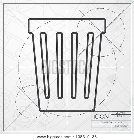 Vector basket icon
