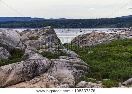 Whale watching spot in Quebec, Canada